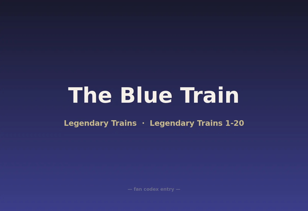 The Blue Train